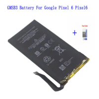 1x 4614mAh / 17.81 Wh GMSB3 Pixel 6 Phone Replacement Battery GMSB3 For Google Pixel 6 Pixel6 Batteries + Repair Tool Kits