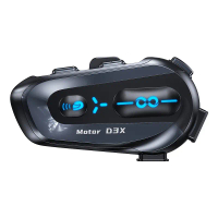 D3X Motorcycle Helmet Intercom Multi Person Communication 1000m Wireless Helmet Wireless Headset Noi