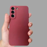 Soft Case Samsung Galaxy S22 & S22 Plus Liquid Silikon Slim Skin Hitam,S22 PLUS