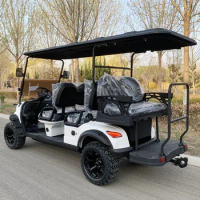 New Model Launched, 14-Inch All-terrain Tires With Large Touch Screen, Color Customized Lithium Battery Electric Golf cart