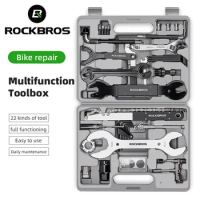 ROCKBROS Bike Reapair Tools Sets Professional Cycling Reapair Tools Box Multifunction Bicycle Repair Tool Kits Cycling Fix Sets