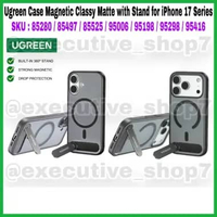 Ugreen Case Magnetic Classy Matte with Stand for iP 17 Series - SKU : 85280 / 85497 / 85525 / 95006