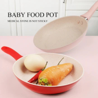 Egg frying pan medical stone non-stick frying pan pan Bao Bao complementary food pot breakfast pot