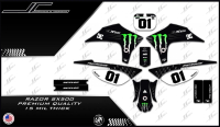 thumbnail interactive-video image 1 of Razor SX500 Graphics Kit Decals – Thick High Gloss Finish, Gray, 13+ 1 of 3