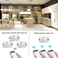 Wireless Switches Tuya APP Wifi Wireless Switches Automation Compatible With Alexa Google Home Smart Home