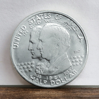 1921年阿拉巴馬紀念半美元硬幣 外國硬幣美國錢幣鍍銀幣紀念章
