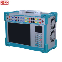High Accuracy 110V-220V 50/60Hz Microcomputer Secondary Current Injection Tester 6 Six Phase Protection Relay Tester Equipment