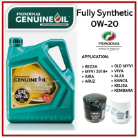 ORI Perodua 0w20 - 3L - 3.5L Fully Synthetic Engine Oil 0w-20 Minyak Hitam Enjin Kereta Car Perodua