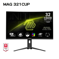 【享最高折300】MSI 微星 MAG 321CUP 31.5吋 曲面螢幕/1500R/VA/4K/160Hz