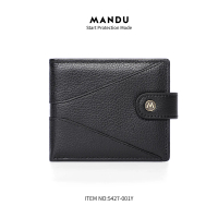 Dompet Lelaki Baharu Kulit Asli Fesyen Gesper Anti-Pencurian Klip Wang Dompet Kulit jovi wallet men