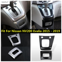 ABS Center Control Gear Shift Storage Box Panel Molding Cover Trim Accessories Interior For Nissan NV200 Evalia 2015 - 2019