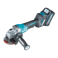 【MAKITA 牧田】GA027GM202 40V無刷砂輪機 板機開關 調速 煞車 100mm 4.0A*2(GA027GM202)