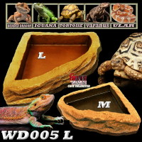 WD005 WATER DISH FEEDINGDISH WADAH MAKANAN MINUMAN ULAR CORNSNAKE BALLPHYTON BEARDED DRAGON BD DUNNE