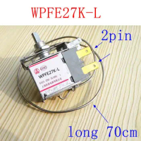 WPFE27K-L 2Pin Refrigerator Thermostat Household Metal Temperature Controller Accessories