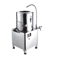 8kg 15kg 30kg Industrial Commercial Electric Automatic Small Sweet Potato Peeler Cleaning Washing And Potato Peeling Machine