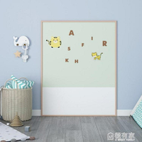 韓國風兒童畫板磁性寫字板寶寶涂鴉繪畫家用白板大黑板掛式可擦寫 ATF  交換禮物全館免運
