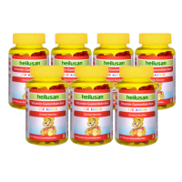 【德國好立善】維他命小熊軟糖60顆7入組(綜合維他命C+E+生物素B群 9種營養素 水果濃縮汁 QQ口感)