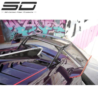 Upgrade STO Style Bodykit For Lambor Huracan LP610 Carbon Fiber Mix Fiberglass Front Engine Cover Car Bumpers Rear Spoiler