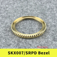 NEW ARRIVAL SKX007/SKX011/SRPD Sub Style Bezel Gold Polished Finish 316L Stainless Steel Included Gasket