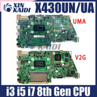 X430UN Laptop Motherboard Asus VivoBook S14 S4300U A430U X430U X430UA X430UN Mainboard With i3-i5-i7 8th Gen 4GB/8GB-RAM