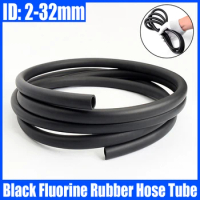 1 Meter Black Fluorine Rubber Hose ID 2-32mm FKM Tube Viton Tubing Pipe Acid-base Heat Oil Resistant Fluororubber Tube