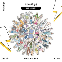COD50 Pcs Stiker Pack Mori Modern Girl Q1 Lucu Anti Air Untuk Dekorasi Notebook Sepeda Skateboard Ha