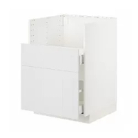 kabinet dasar u wastafel TALLSJÖN, putih/Stensund putih, 60x60 cm