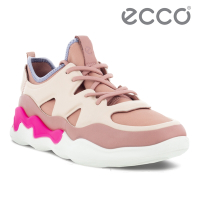 ECCO ELO W 躍樂多色皮革運動休閒鞋 女鞋 大馬士革粉/裸粉色