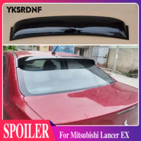 For Roof Spoiler Mitsubishi Lancer EX 2009-2016 ABS Material Lancer Rear Window Color Car Spoiler Wing Tail Fin 3D Style