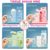 MMP - Tissue Basah Tisu Basah Mini / Tisu Basah Bayi Mini Wet Tissue Imut 1 Bungkus isi 8 Pack Baru