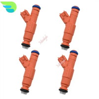 CJ7F 0280156156 3M4G9F593BA 4 ชิ้น หัวฉีดน้ำมันเชื้อเพลิงสำหรับ Ford Focus Mazda 6 2.3L MZR 5D9L2