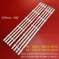 5/7/10Kit LED strip for UE49N5000 49 FHD L R 2015 SVS49 UE49J5200AW UE49M5000 UE49M5075 UN49J5290 UN49J5200 UA49J5200