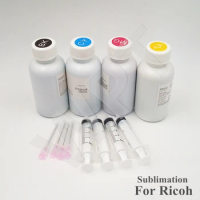 One Set [100MLX4] High quality Sublimation Ink , thermal transfer Ink For Ricoh GC21 GC31 GC41 / Ricoh Printer