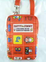 【震撼精品百貨】Patty &amp; Jimmy Little Twin Stars 手提智慧型手機袋 紅  震撼日式精品百貨