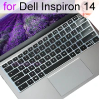 Keyboard Cover for Dell Inspiron 14 Plus 5000 7000 5410 5414 5418 5420 5425 7415 7420 7425 2 in 1 Silicone Protector Skin Case