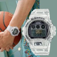 【CASIO 卡西歐】G-SHOCK 40周年透明限量版透視機芯手錶 畢業禮物 送禮(DW-6940RX-7)