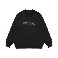 3Second Jaket Pria Crewneck Sweatshirt Regular Fit Fleece Cardiff HP-010825 M