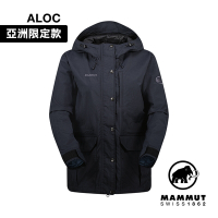 【Mammut 長毛象】Mountain WB lined Parka AF Women 日系山系輕量防風大衣 黑色 女款 #1012-00720