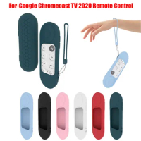 Scratch Resistant Set-top Box Silicone Case Precise Position Protective Cover for-Google Chromecast TV 2020 Remote Shell