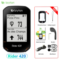 Bryton Rider 420 GPS Bicycle Computer Bicycle Wireless Speedometer Digital Ant+ Route Navigation Stopwatch Cycling Odometer