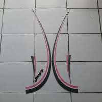 stiker striping motor scoopy karbu 2012 putih-pink