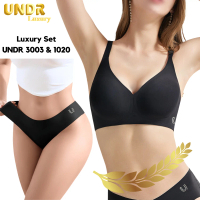 UNDR Set Pakaian Dalam Seamless Wanita Luxury 1 Set Bra & Celana Dalam  Perempuan Quality Anti Jepla