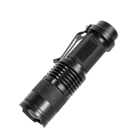 Dành cho đèn LED Q5 và đèn pin mini, công suất 350 lumen, zoom có thể điều chỉnh, dùng pin AA 14500