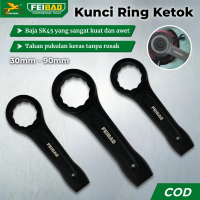 Diskon Produk FEIBAO Kunci Ring Ketok SK-45 Baja Karbon Premium F11-211A 30MM Tahan Pukul Kuat & Awe