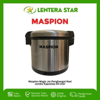 Maspion Magic Jar PEMANAS NASI Jumbo 20 LITER ANTI LENGKET 200 BS 200BS 200-BS