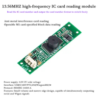 RFID RFID IC card reader module UID code NFC electronic tag reader 13.56MHZ card reader
