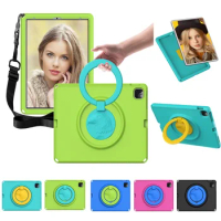 Rotation Case for Ipad Pro 12.9 2022 6th Gen Ipad Pro 12.9 2021 2020 2018 Kids Tablet Child Shockproof with Shoulder Strap