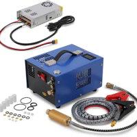 Portable 30mpa 4500 psi 300 bar oil-free compressor 12V mini PCP air compressor