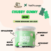 VETPICUREAN Chubby Gummy Basic Spirulina Vitamin Imun Kucing Anjing Kelinci
