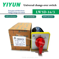 LW5D-16/3 D0723 YIYUN Universal change-over switch Four gears and three knots Voltage change-over switch
